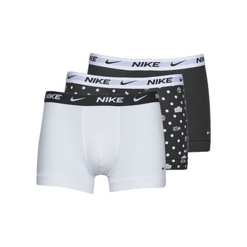 Fehérnemű Férfi Boxerek Nike EVERYDAY COTTON STRETCH X3 Fekete  / Fehér / Fekete 