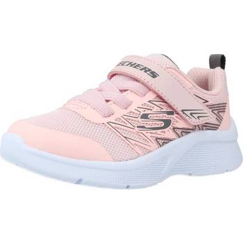 Cipők Lány Rövid szárú edzőcipők Skechers MICROSPEC - BOLD DELIGHT Rózsaszín