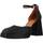 Cipők Női Oxford cipők & Bokacipők Angel Alarcon ANNA Fekete 