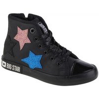Cipők Gyerek Magas szárú edzőcipők Big Star II374028 Fekete 