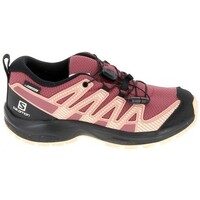 Cipők Lány Rövid szárú edzőcipők Salomon Xa Pro V8 WP Jr Rose Rózsaszín