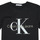 Ruhák Gyerek Rövid ujjú pólók Calvin Klein Jeans MONOGRAM LOGO T-SHIRT Fekete 
