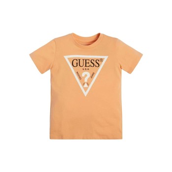 Ruhák Fiú Rövid ujjú pólók Guess SS TSHIRT CORE Narancssárga