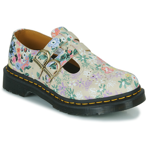 Cipők Női Oxford cipők Dr. Martens 8065 Mary Jane Bézs / Sokszínű