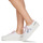 Cipők Női Rövid szárú edzőcipők Pepe jeans ALLEN FLAG COLOR W Fehér / Rózsaszín