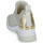 Cipők Női Rövid szárú edzőcipők MICHAEL Michael Kors WILLIS WEDGE TRAINER Fehér / Arany
