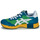 Cipők Rövid szárú edzőcipők Onitsuka Tiger X-CALIBER Kék / Zöld