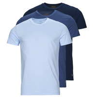 Ruhák Férfi Rövid ujjú pólók Polo Ralph Lauren 3 PACK CREW UNDERSHIRT Kék / Tengerész / Kék / Égkék