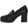Cipők Női Mokkaszínek Priv Lab NERO CAPRA Fekete 
