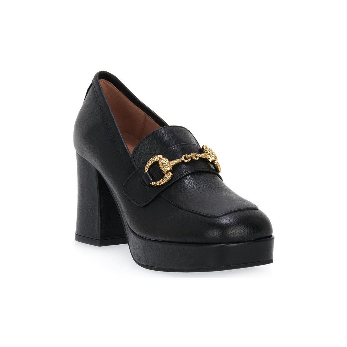 Cipők Női Mokkaszínek Priv Lab NERO CAPRA Fekete 
