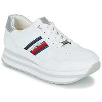 Cipők Női Rövid szárú edzőcipők Tom Tailor 5395502 Fehér / Ezüst