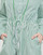 Ruhák Női Rövid ruhák Tommy Hilfiger ORG CO STRIPE MIDI SHIRT-DRESS Fehér / Zöld