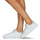 Cipők Női Rövid szárú edzőcipők Adige WALMA Fehér / Ezüst