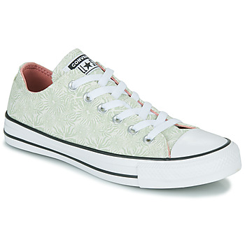 Cipők Női Rövid szárú edzőcipők Converse CHUCK TAYLOR ALL STAR FLORAL OX Zöld / Fehér