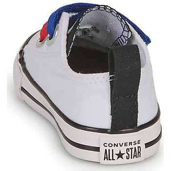 Converse INFANT CONVERSE CHUCK TAYLOR ALL STAR 2V EASY-ON SUMMER TWILL LO Fehér / Kék / Piros