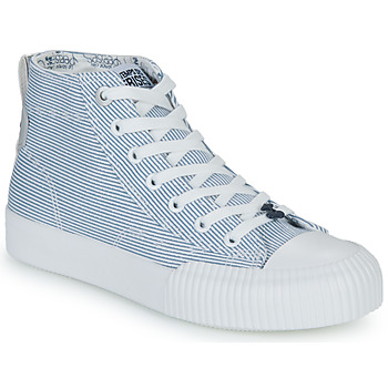 Cipők Női Magas szárú edzőcipők Le Temps des Cerises HARLOW Kék / Fehér
