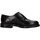 Cipők Férfi Oxford cipők Antica Cuoieria 12528-V-091 Fekete 