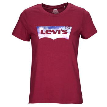 Ruhák Női Rövid ujjú pólók Levi's THE PERFECT TEE Bordó