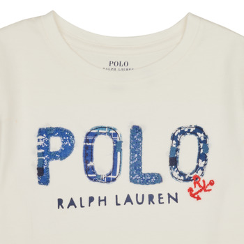 Polo Ralph Lauren SS POLO TEE-KNIT SHIRTS-T-SHIRT Fehér