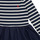 Ruhák Lány Rövid ruhák Polo Ralph Lauren LS CN DR-DRESSES-DAY DRESS Tengerész / Fehér