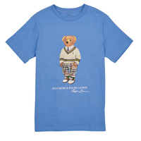 Ruhák Gyerek Rövid ujjú pólók Polo Ralph Lauren SS CN-KNIT SHIRTS Kék