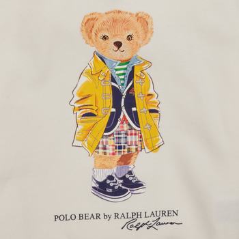 Polo Ralph Lauren BEAR PO HOOD-KNIT SHIRTS-SWEATSHIRT Ekrü