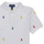 Ruhák Fiú Rövid ujjú galléros pólók Polo Ralph Lauren SSKCM2-KNIT SHIRTS-POLO SHIRT Fehér