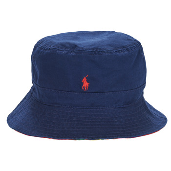 Textil kiegészítők Lány Baseball sapkák Polo Ralph Lauren REV BUCKET-HEADWEAR-HAT Tengerész / Madrasz