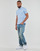 Ruhák Férfi Rövid ujjú galléros pólók Polo Ralph Lauren POLO AJUSTE SLIM FIT EN COTON BASIC MESH Kék / Égkék