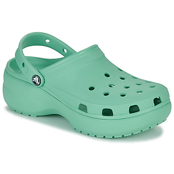Cipők Női Klumpák Crocs Classic Platform Clog W Zöld
