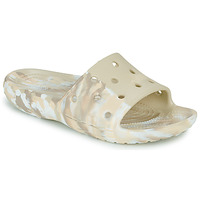 Cipők Női Szandálok / Saruk Crocs Classic Crocs Marbled Slide Bézs / Márvány