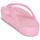 Cipők Női Lábujjközös papucsok Crocs Classic Platform Flip W Rózsaszín