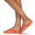 Cipők Női Lábujjközös papucsok Crocs Crocs Splash Glossy Flip Narancssárga