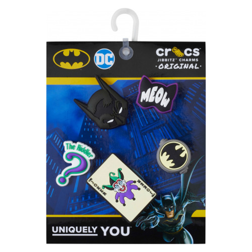 Kiegészítők Cipő kiegészítők Crocs Batman 5Pck Sokszínű