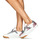 Cipők Női Rövid szárú edzőcipők Semerdjian TALINE-9337 Fehér / Ezüst / Rózsaszín