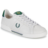 Cipők Férfi Rövid szárú edzőcipők Fred Perry B722 LEATHER Fehér / Zöld
