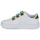 Cipők Lány Rövid szárú edzőcipők Lacoste L001 Fehér / Irizáló