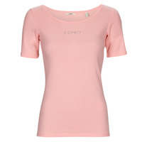 Ruhák Női Rövid ujjú pólók Esprit tee Rózsaszín