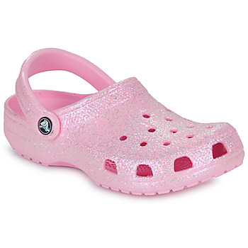 Cipők Lány Klumpák Crocs Classic Glitter Clog K Rózsaszín
