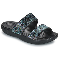 Cipők Lány Klumpák Crocs Classic Crocs Glitter Sandal K Fekete 