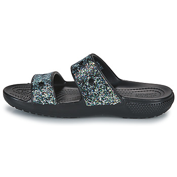 Crocs Classic Crocs Glitter Sandal K Fekete 