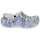 Cipők Lány Klumpák Crocs Classic Butterfly Clog K Fehér / Lila