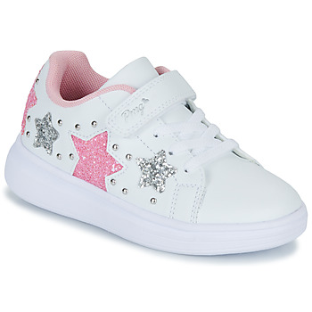 Cipők Lány Rövid szárú edzőcipők Primigi B&G TWEEN Fehér / Rózsaszín