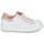 Cipők Lány Rövid szárú edzőcipők Primigi COLIN Fehér / Rózsaszín