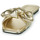 Cipők Női Papucsok Only ONLMILLIE-3 PU BOW SANDAL FOIL Arany