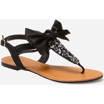 Cipők Női Szandálok / Saruk La Modeuse 15013_P40635 Fekete 