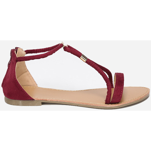 Cipők Női Szandálok / Saruk La Modeuse 15254_P42052 Piros