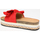 Cipők Női Lábujjközös papucsok La Modeuse 15827_P45451 Piros