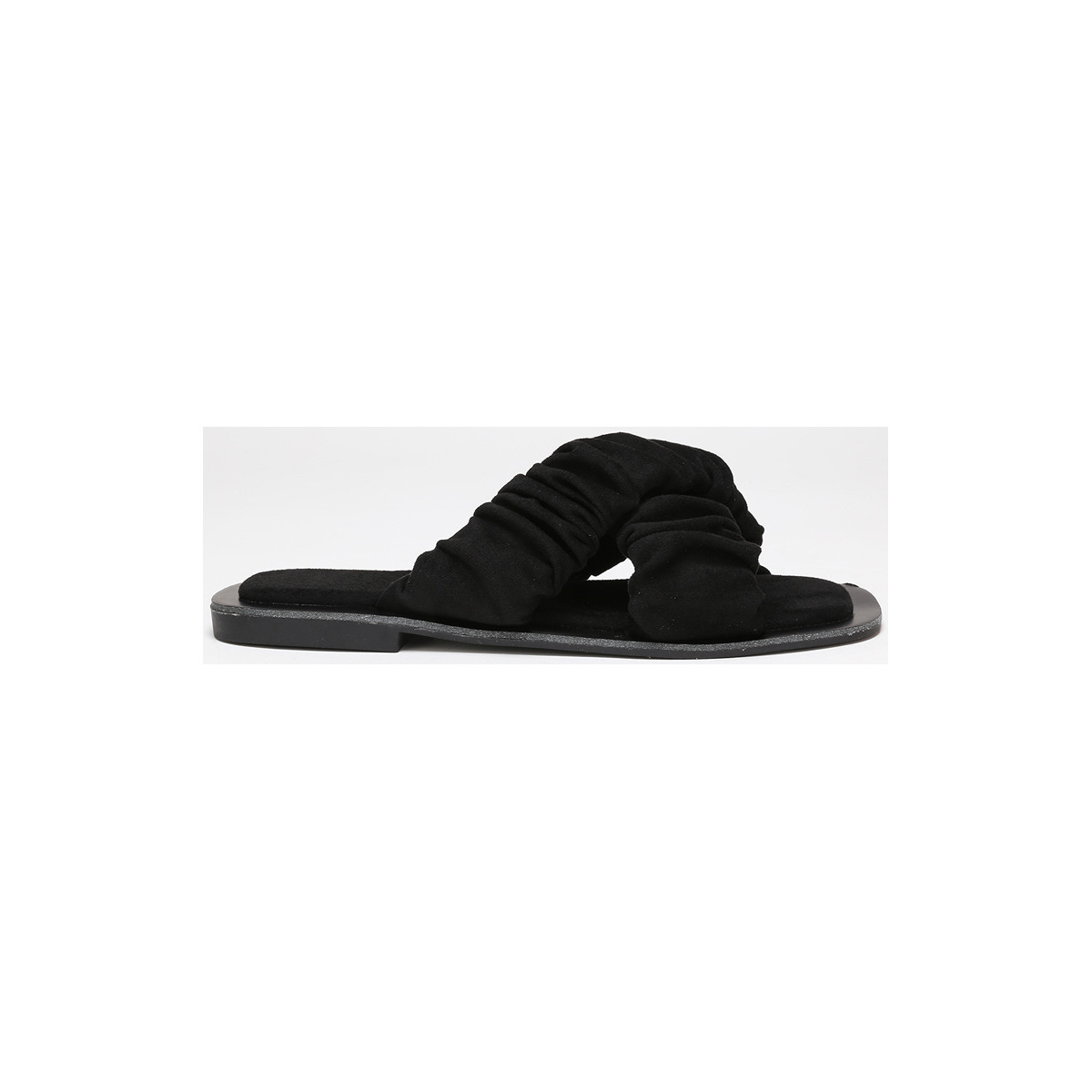 Cipők Női Lábujjközös papucsok La Modeuse 15994_P46419 Fekete 