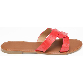 Cipők Női Lábujjközös papucsok La Modeuse 16155_P47368 Piros